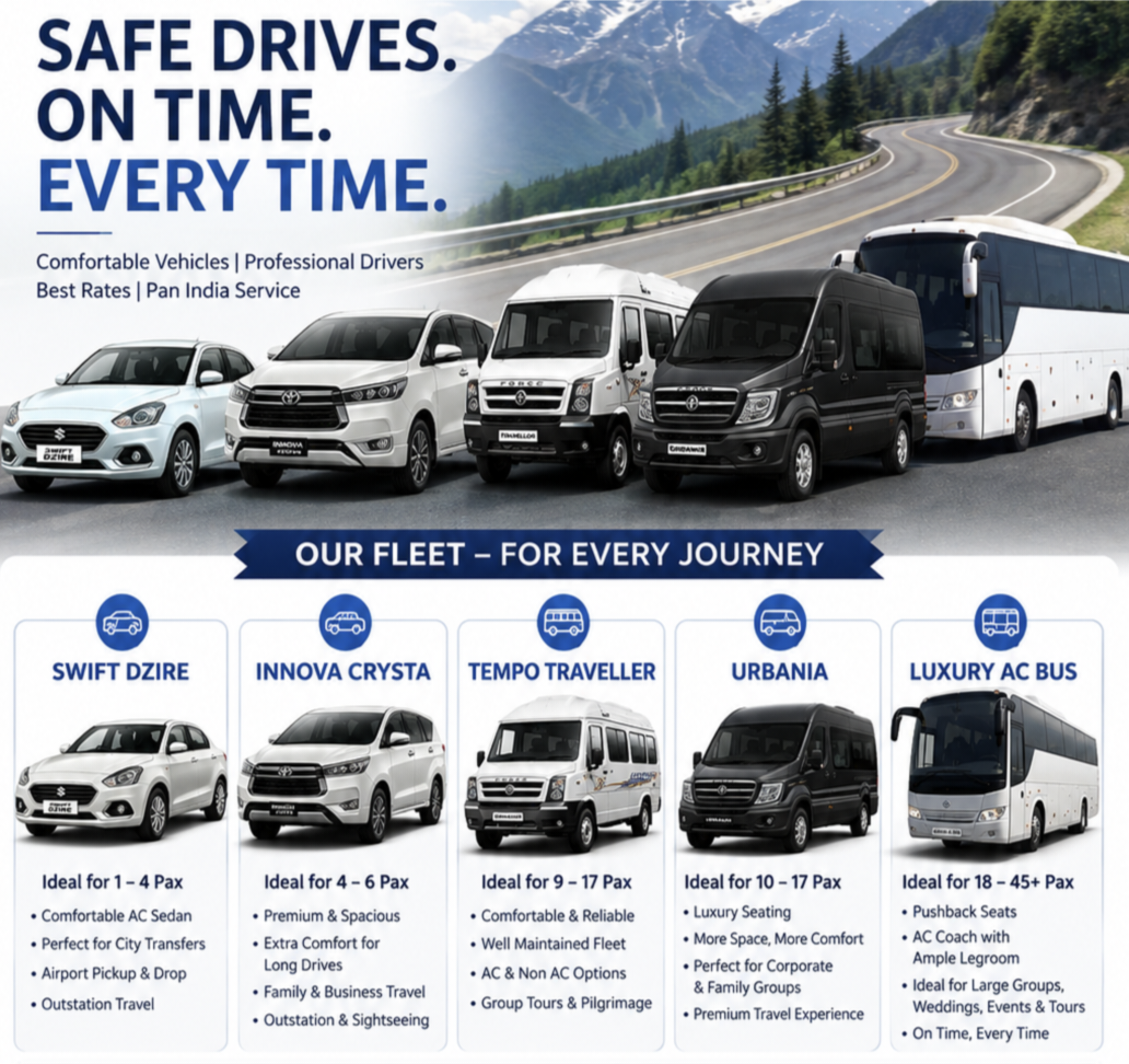 Taxi and Bus service in Noida